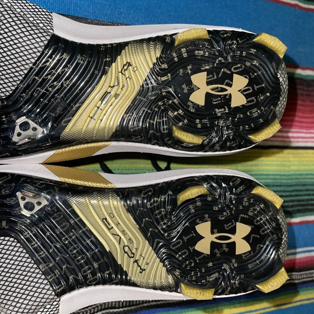 Under Armour Cleats Men 13 Harper 6  3024315-001 HOVR‎ Hygrid Metal Excellent